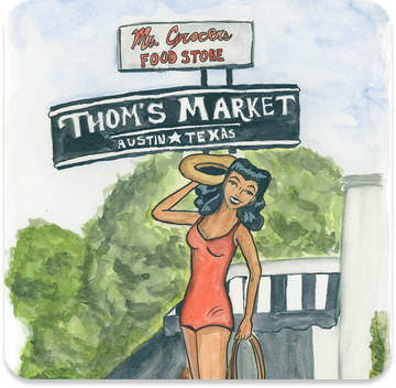 Watercolor and ink illustration