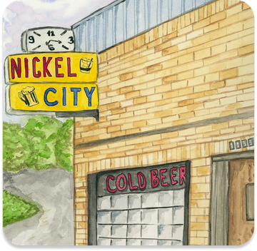 Watercolor and ink illustration