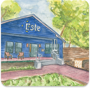 Watercolor and ink illustration