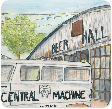 Watercolor and ink illustration